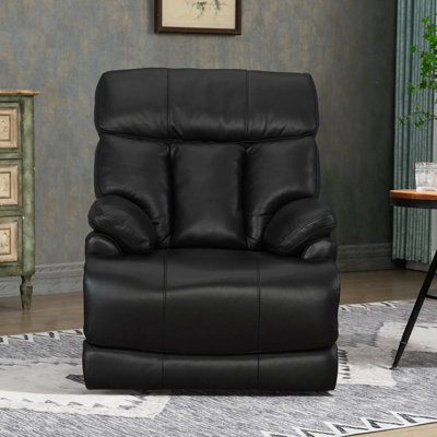 32'' Wide Genuine Leather Power Standard Recliner