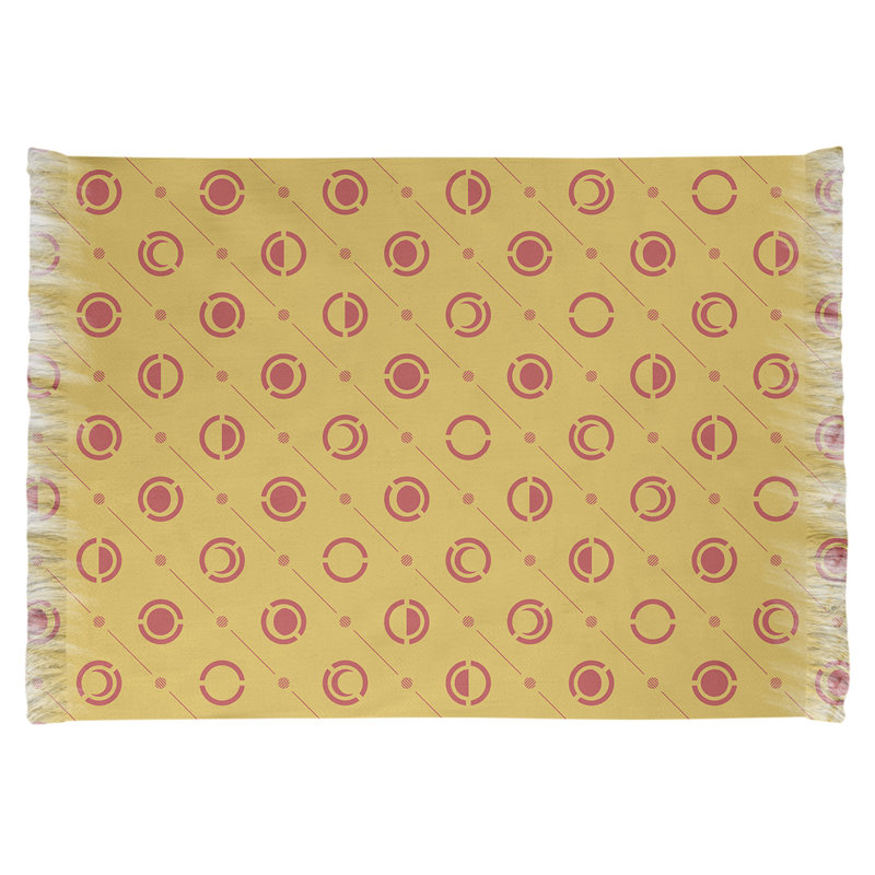 Tapis rouge/jaune moon phases, Non