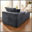Canapé modulaire gris en velours côtelé, fauteuil d'appoint sans accoudoirs pour salon-223531704-223531706