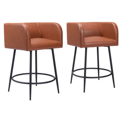 Horbat Upholstered Counter Stool