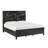Gorski Wave Headboard With LED Lights Platform Bed-138327383
