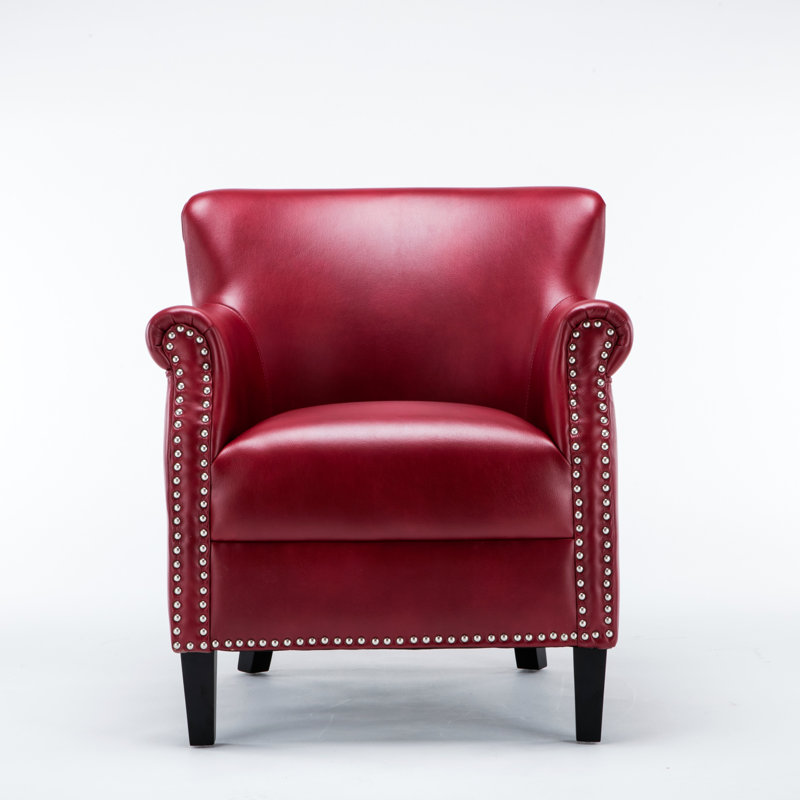Fauteuil club Hadley, Rouge