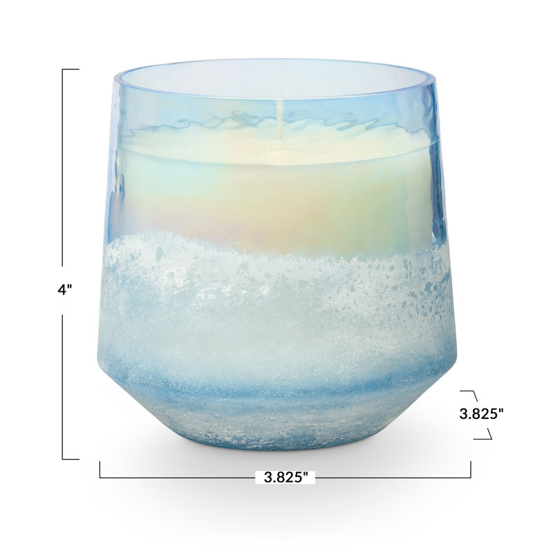 Beautifully Done Baltic Glass Candle, Citrus Crush, Baltic Glass
