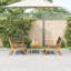 Set Of 3, Teak Look Acacia Wood Medium Durable-445150769