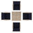 Amina 5 - Piece Acacia Outdoor Seating Group