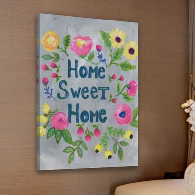 Home Sweet Home' by Jill Lambert Painting Print on Wrapped Canvas -  Marmont Hill, MH-SHNJIL-31-C-45