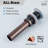 Mokleba Bathroom Sink Pop-Up Drain Without Overflow In Brush Nickel-123261485