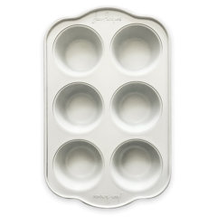 Steel Muffin Pan For 12 Large Muffins, Non-Stick, 35 X 26.5 Cm, Cupcake Pan,  Brownie Pan, Cake Pan, Baking Pan, Silver 