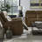 Cabrero Swivel Glide Leather Power Recliner-173429755