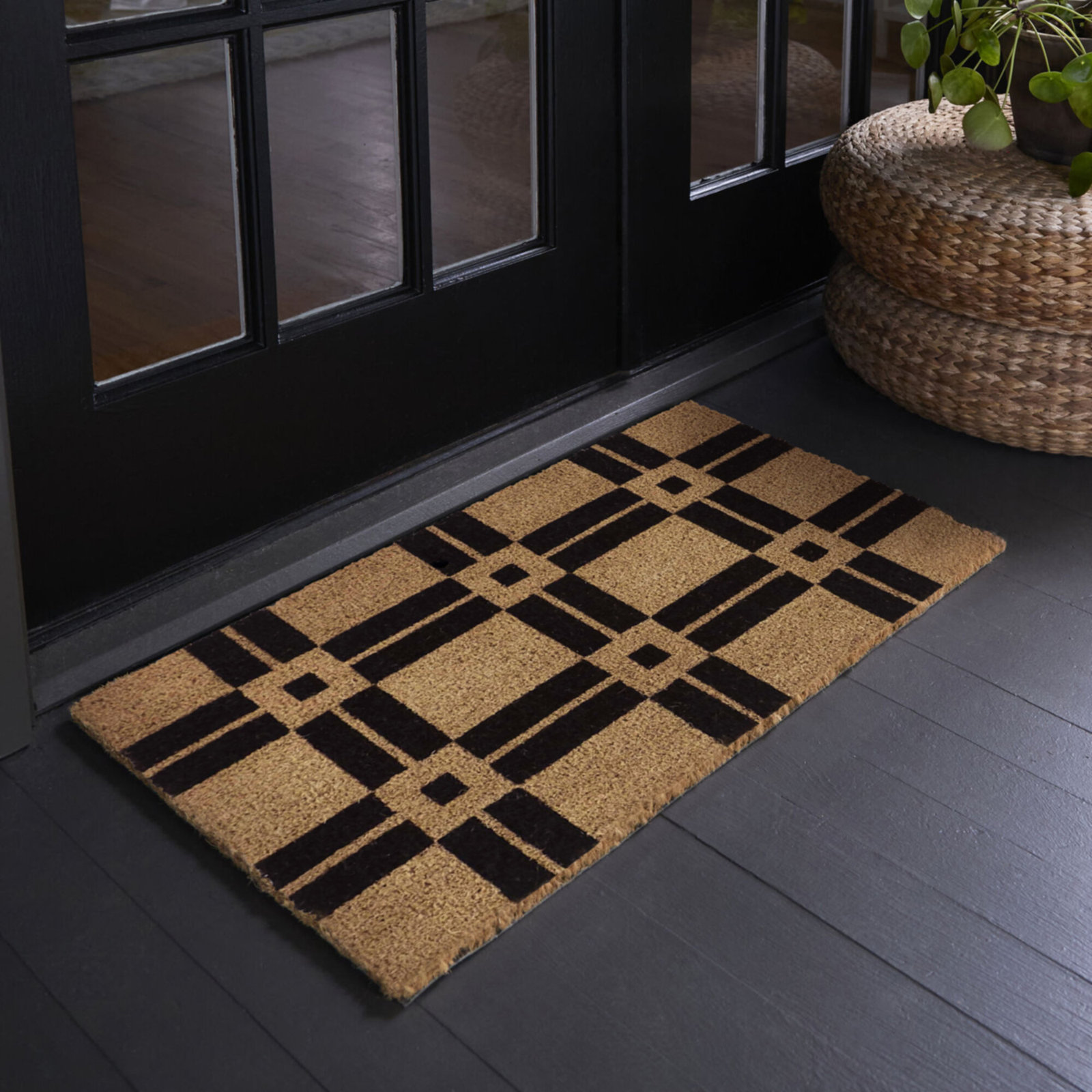 Classic Geo Non-Slip Doormat