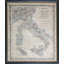 Map Of Italy Print by Johnson