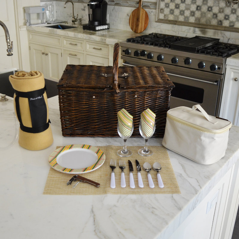 Panier de pique-nique avec couverture pour deux, Hamptons