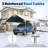 Quictent 10X20ft Heavy Duty Carport Outdoor Car Canopy with 3 Reinforced Steel Cables-Green-120742821-120742827