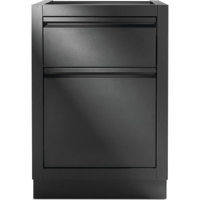 Armoire à déchets OASIS®, noir mat