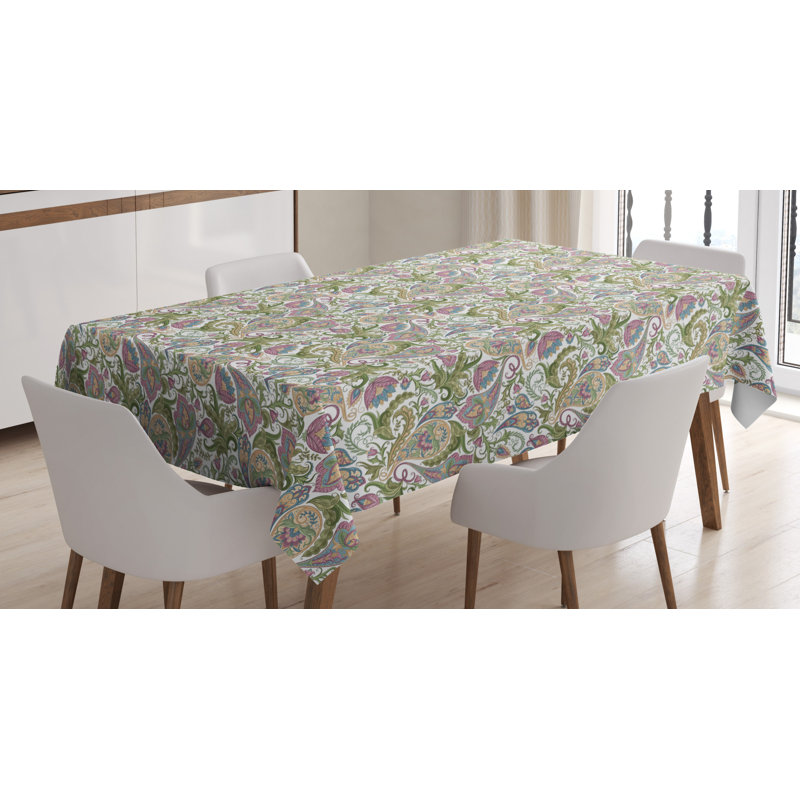 Persian Pickles Ornament Tablecloth, 84" L x 60" W