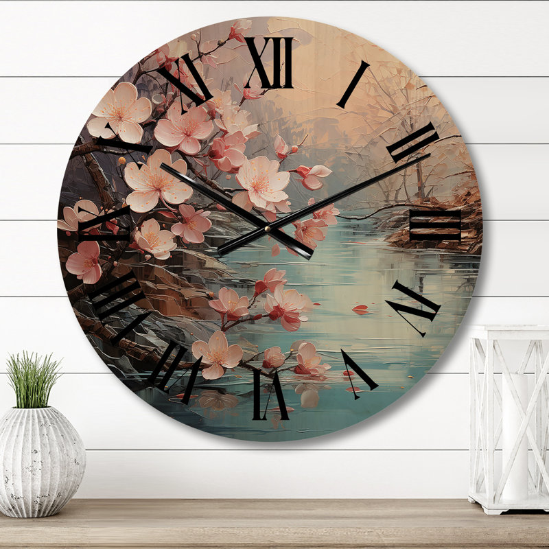 Horloge murale asiatique Asian Art Eastern Elegance II, Petit