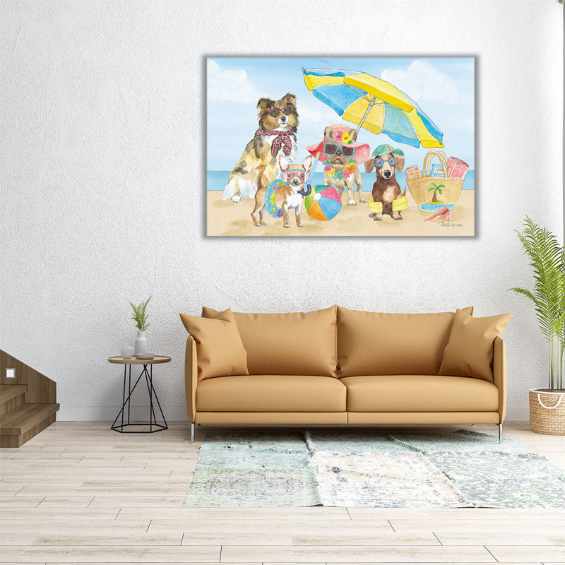 «Summer Paws I», reproduction d'art sur toile, H 20 po x l 30 po