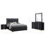 Ensemble de chambre à coucher pour grand lit 4 pièces Jeremiah-1775670516