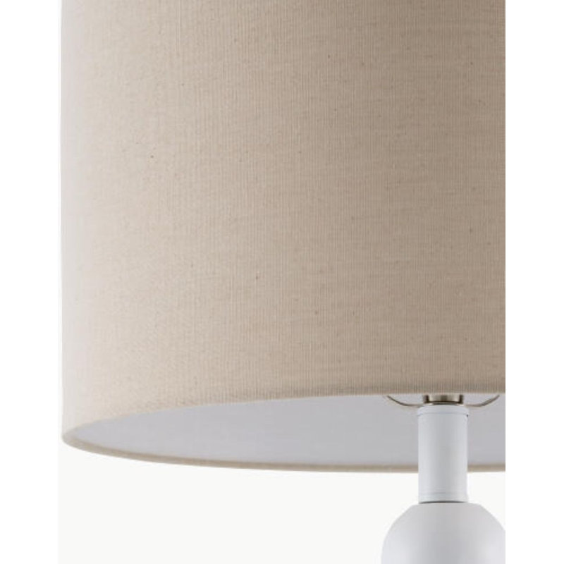 Elaine Table Lamp, Cream, White, 32" H x 15" W x 20" D