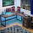 Masanobu L-Shaped Metal Base Computer Desk with Power Outlet