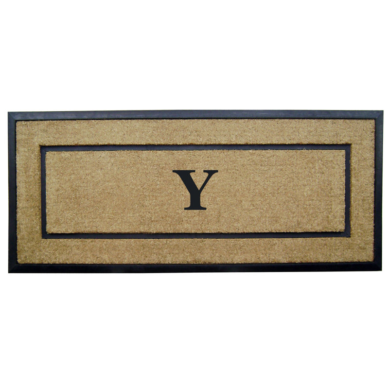 Tapis de porte antidérapant pour l'extérieur, L 24 po x L 57 po, Y