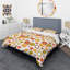 Ensemble de housse de couette abstrait géométrique i mid-century abstract-40703446