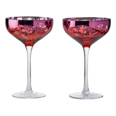Bloom Champagne Saucers