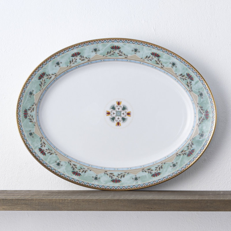 Noritake Serene Garden Oval Platter
