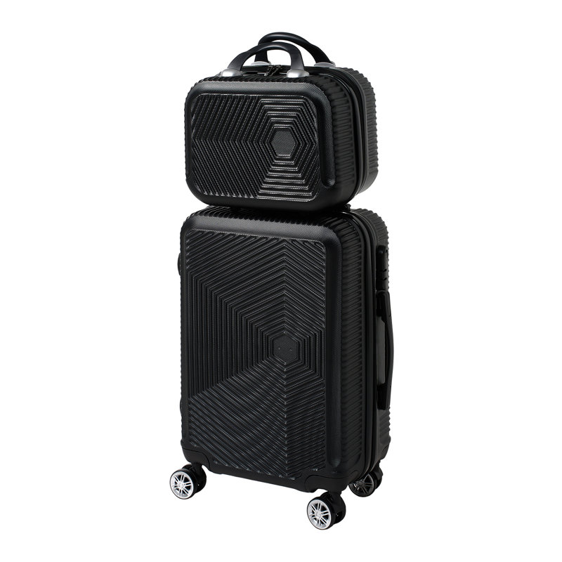 2-Piece Hard Shell Travel Suitcases Luggage Set