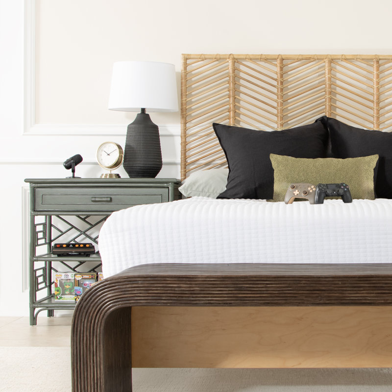 Liam Open-Frame Headboard, Natural, King
