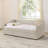 Daybed With USB Charging, Pull-Out Extendable Bed, And Elegant Waved Shape Arms For Modern Comfort And Functionality-732473639-727184390