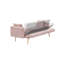 Canapé-lit en molleton convertible l 71,7 po x P 31,1 po x H 31,89 po Aurelia