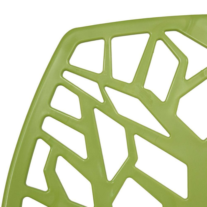  Chaise de salle à manger moderne Cornelia - ensemble de 2, Vert
