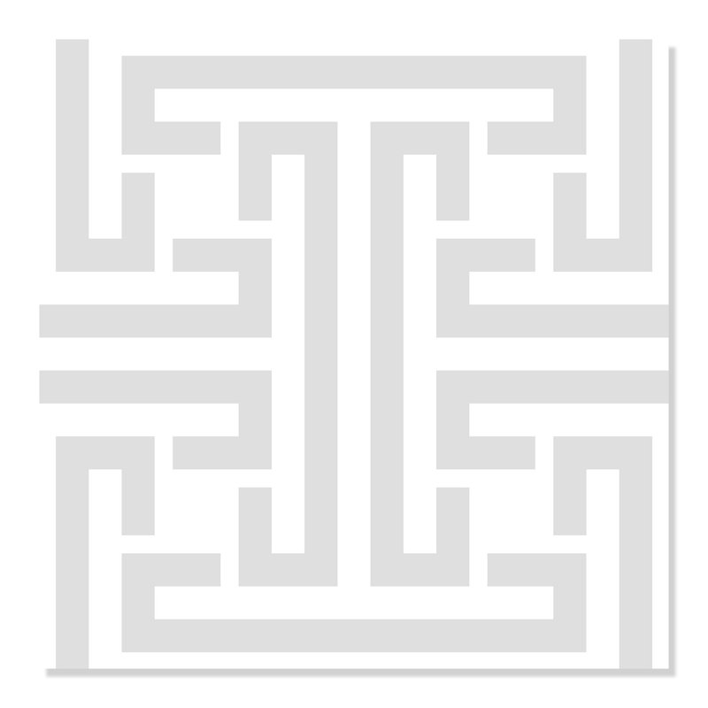 Panneau de papier peint adhésif Labrynth Labyrinth, L 4 po x l 24 po