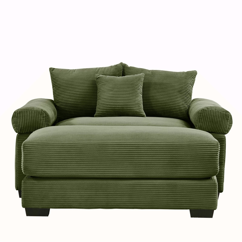Canapé modulaire surdimensionné 54,3 po Cloud, Vert
