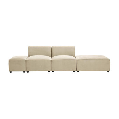 Rolandus 4 Seater Velvet Sofa