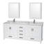 Sheffield 79" Double Bathroom Vanity Base Only-31336913