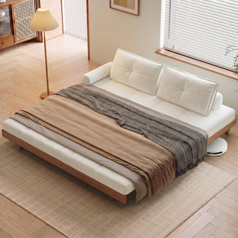 Howard Two Seater Sofa Bed - White, 120cm