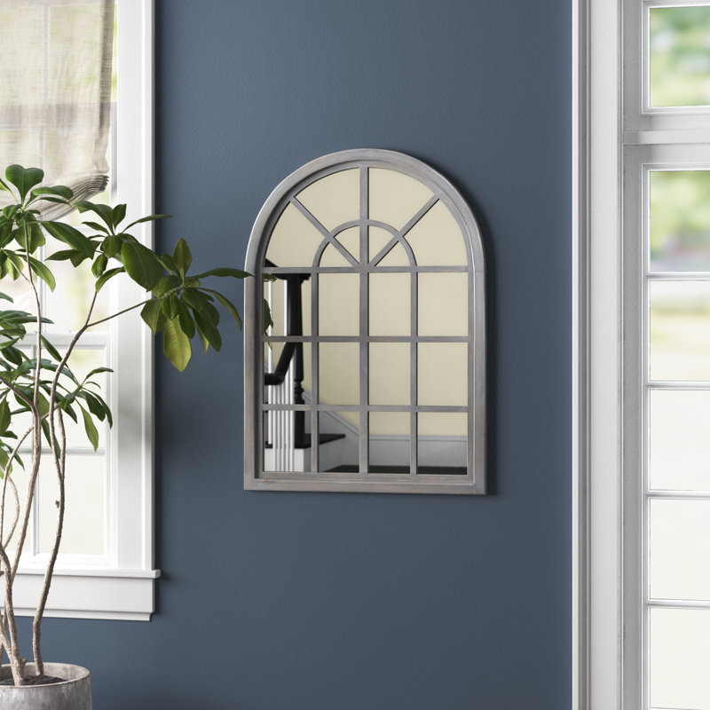 Miroir décoratif Augustine, Gris délavé