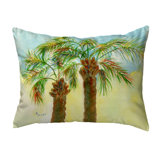 Palms Indoor/Outdoor Reversible Throw Pillow