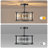 Marrio 2-Light Crystal Semi Flush Mount