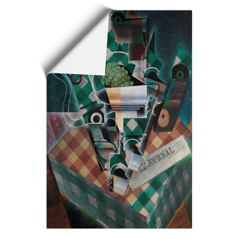 Checked Tablecloth by Juan Gris - Unframed Graphic Art, 59cm H x 42cm W x 0.1cm D