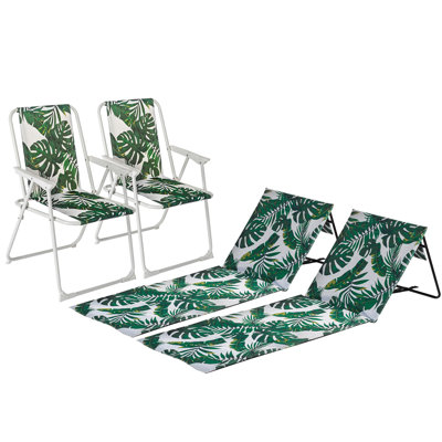 Harbour Housewares - Folding Beach Furniture
