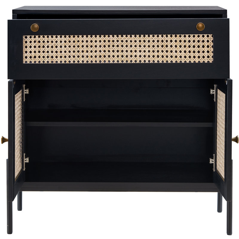 2 - Door Accent Cabinet, Black