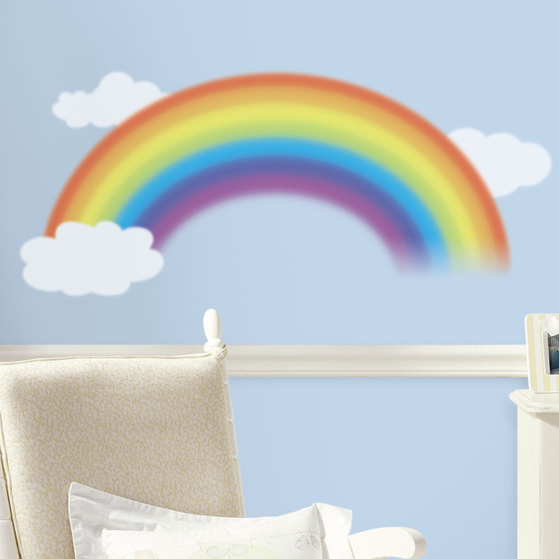 Regalado Over the Rainbow 22' L x 42" W Wallpaper Border