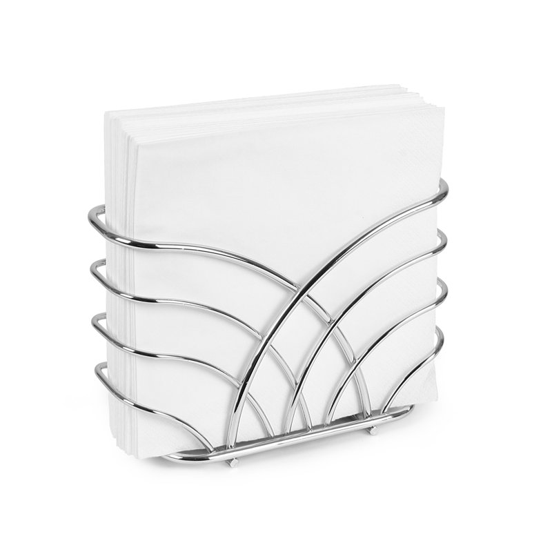 Metal Standing Napkin Holder, Chrome