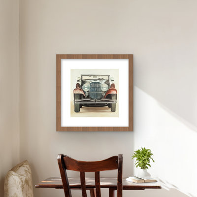 Impression de voiture ancienne de luxe des années 1920 | Décor de transport de bureau