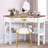 Space-Saving Corner Desk With Drawer And Storage Shelves, Compact Triangle Computer Desk For Home Office Or Bedroom
