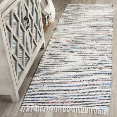 Conner Rug Hand Woven Cotton Striped Rug