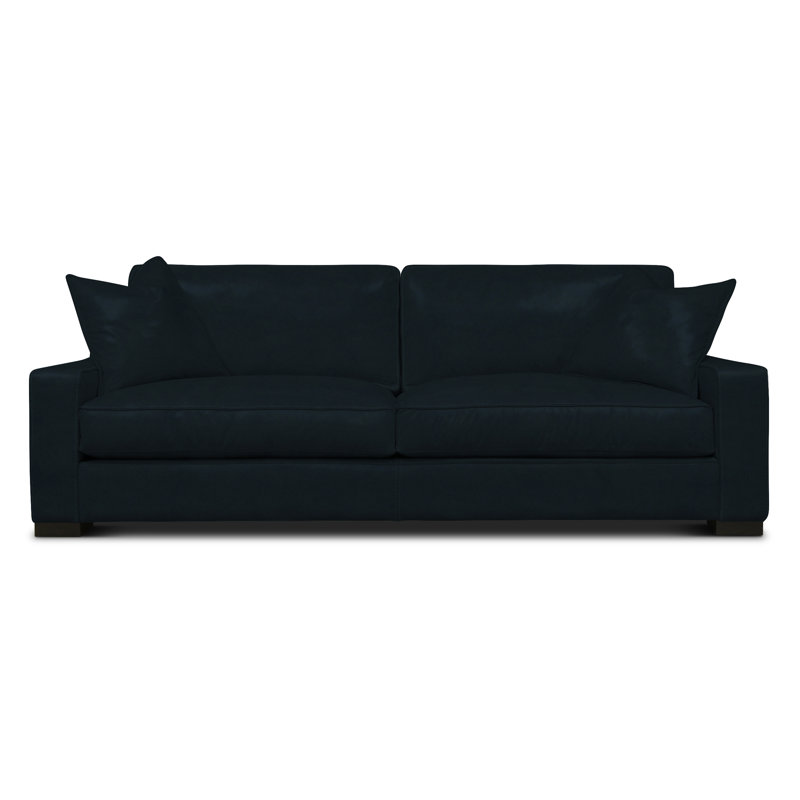 Buttercup Leather Sofa, Desert (Longhorn), Espresso